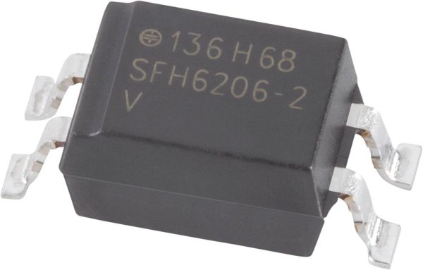 Transoptor Vishay SFH6206-2 DIP 4 SMD Specyfikacja AC / dwukierunkowy SFH6206-2