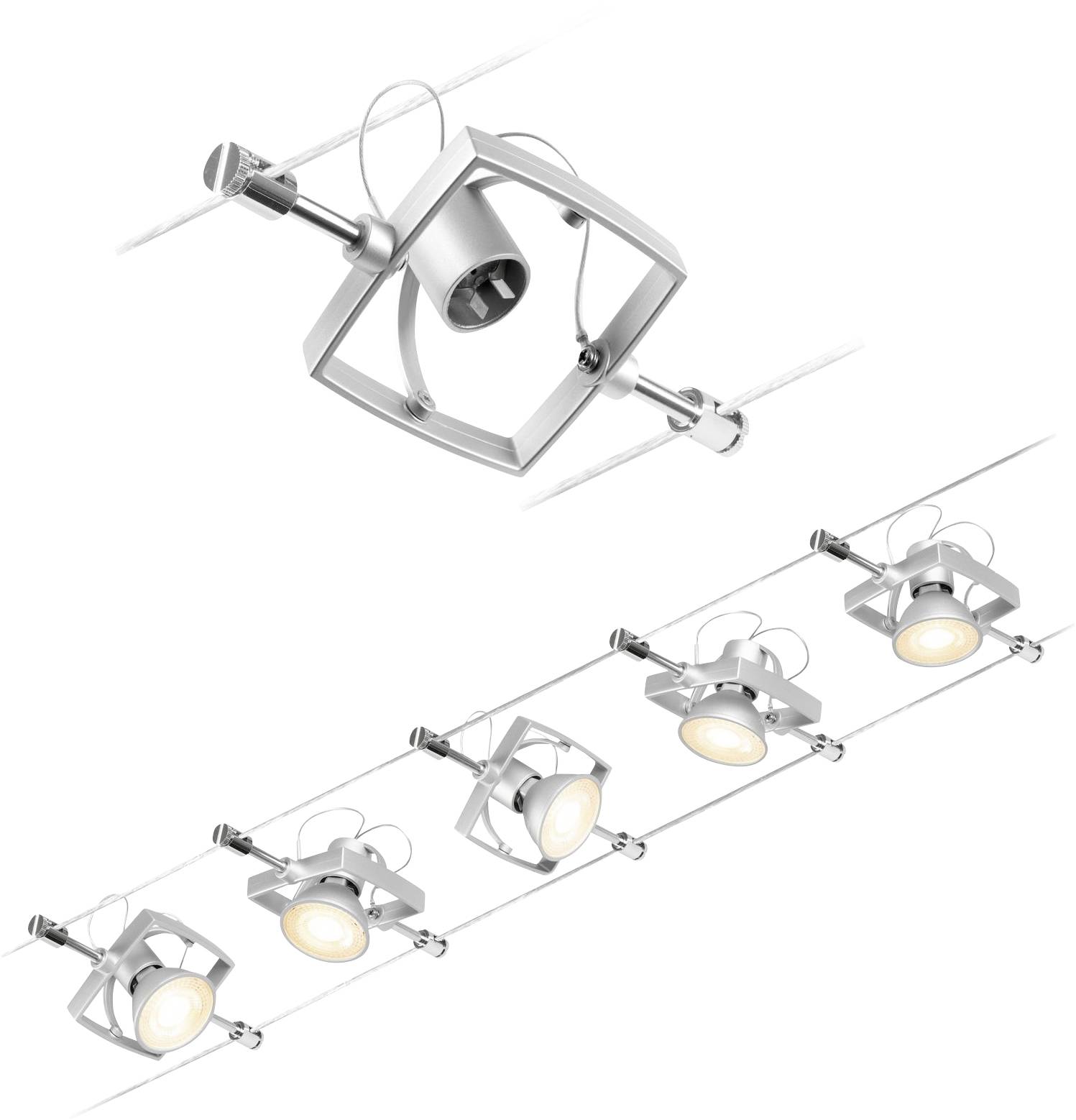Kompletny system kablowy Paulmann Wire Systems 94430 GU5.3 chrom (matowy) - obrazek 1