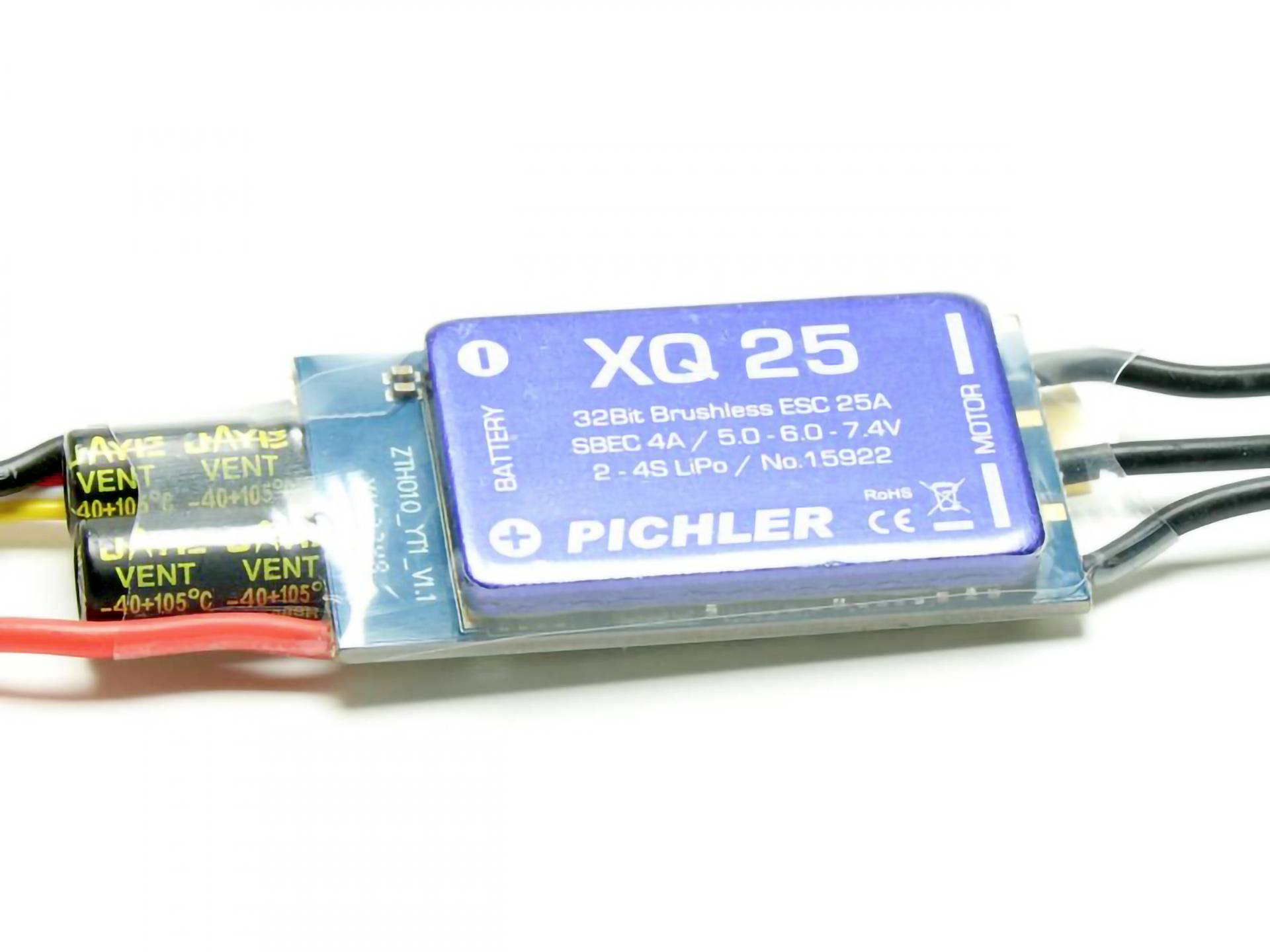 Regulator bez szczotkowy do modeli latających Pichler Modellbau XQ+ 25 35 A - obrazek 1