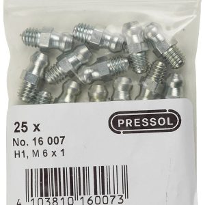 Pressol Smarowniczka stożkowa H1 prosta, M 6 x 1-VZ 25 szt. Pressol Smarowniczka stożkowa H1 prosta, M 6 x 1-VZ 25 szt.