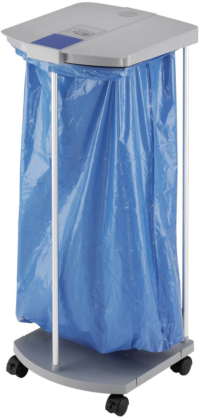 Hailo 0912-210 Pojemnik do recyklingu 120 l aluminium (S x W x G) 43 x 97 x 450 cm szary Przenośny N/A 1 szt. - obrazek 1
