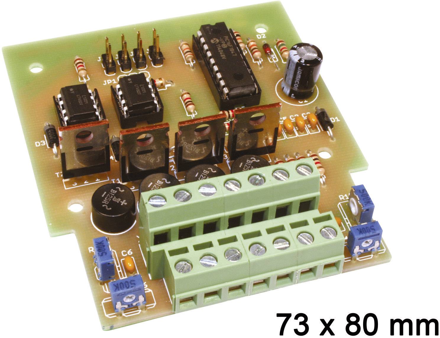 Moduł timera wielokanałowego Tams Elektronik, 73 mm x 80 mm, do złożenia - obrazek 1