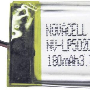 Bateria Li-Po, Sol Expert L180, 180 mAh, 3,7 V, 20 mm, skala H0 Bateria Li-Po, Sol Expert L180, 180 mAh, 3,7 V, 20 mm, skala H0