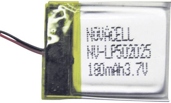 Bateria Li-Po, Sol Expert L180, 180 mAh, 3,7 V, 20 mm, skala H0 - obrazek 1