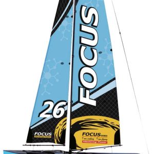 Łódź żaglowa RC Amewi Focus III Racing RtR 995 mm Łódź żaglowa RC Amewi Focus III Racing RtR 995 mm