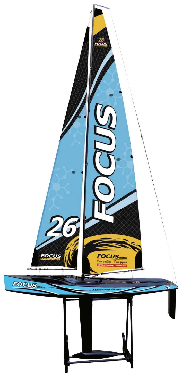 Łódź żaglowa RC Amewi Focus III Racing RtR 995 mm - obrazek 1
