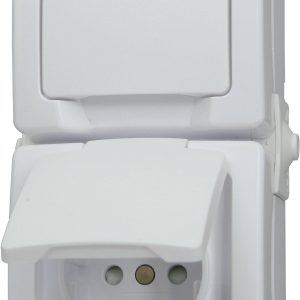 Gniazdo elektryczne podwójne Kopp biały 136902009 Gniazdo elektryczne podwójne Kopp biały 136902009
