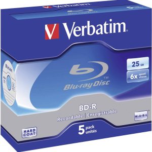 Płyta Blu-ray Verbatim 43715, 25 GB, 6 x, 5 szt. Płyta Blu-ray Verbatim 43715, 25 GB, 6 x, 5 szt.