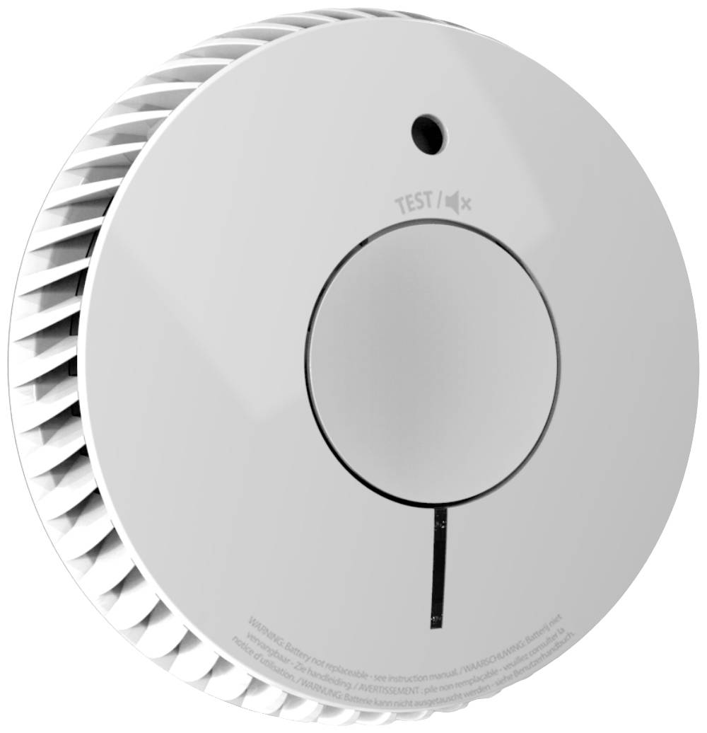 FireAngel FA-6120-INT Czujnik dymu zaw. baterię na 10 lat pracy bateryjne (Ø x W) 118.1 mm x 31.5 mm - obrazek 1