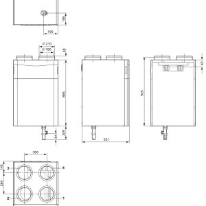 Vaillant 10016349 Jednostka wentylacyjna Vaillant 10016349 Jednostka wentylacyjna