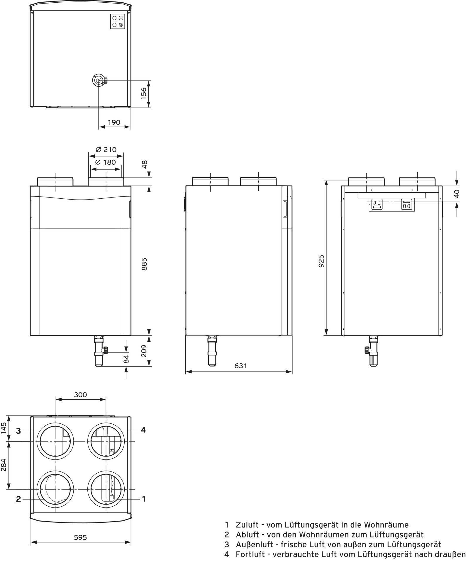 Vaillant 10016349 Jednostka wentylacyjna - obrazek 1