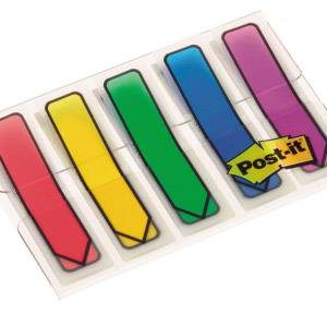 Post-it Znaczniki paskowe 7000038078 czerwony, niebieski, żółty, zielony, liliowy Post-it Znaczniki paskowe 7000038078 czerwony, niebieski, żółty, zielony, liliowy