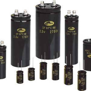 Kondensator Green-Cap 10 F 2.5 V/DC 20 % (Ø x D) 10 mm x 30 mm Samwha 1 szt. Kondensator Green-Cap 10 F 2.5 V/DC 20 % (Ø x D) 10 mm x 30 mm Samwha 1 szt.