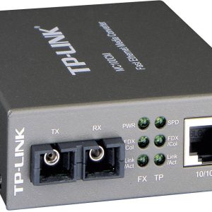 Konwerter multimediów, sieciowy TP-LINK MC100CM LAN, SC Simplex 100 MBit/s Konwerter multimediów, sieciowy TP-LINK MC100CM LAN, SC Simplex 100 MBit/s