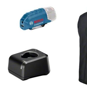 Bosch Professional 06188000G9 GHV 12+18V XA Kamizelka ogrzewana Rozmiar ubrania: 3XL czarny Bosch Professional 06188000G9 GHV 12+18V XA Kamizelka ogrzewana Rozmiar ubrania: 3XL czarny