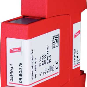 DEHN DR M 2P 75 Ogranicznik napięcia 60 V 2 kA 1 szt. sztuka DEHN DR M 2P 75 Ogranicznik napięcia 60 V 2 kA 1 szt. sztuka