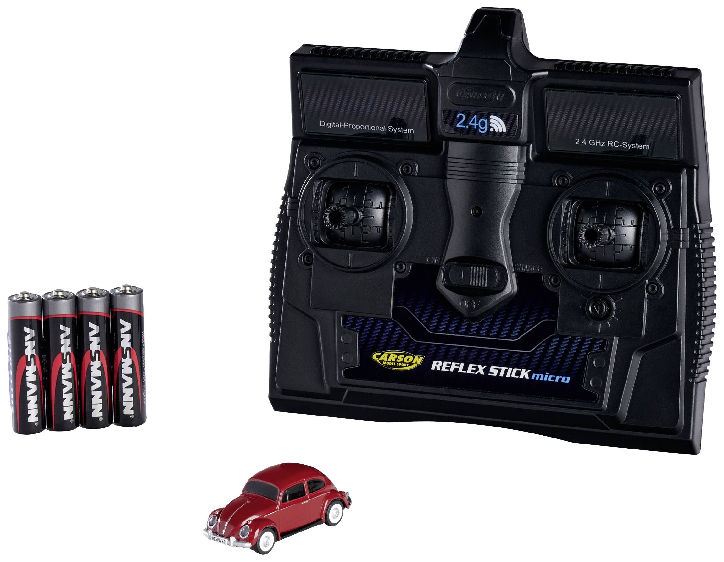 Model samochodu RC Carson Modellsport Volkswagen Beetle, 1:87, Elektryczny, 100% RtR - obrazek 1