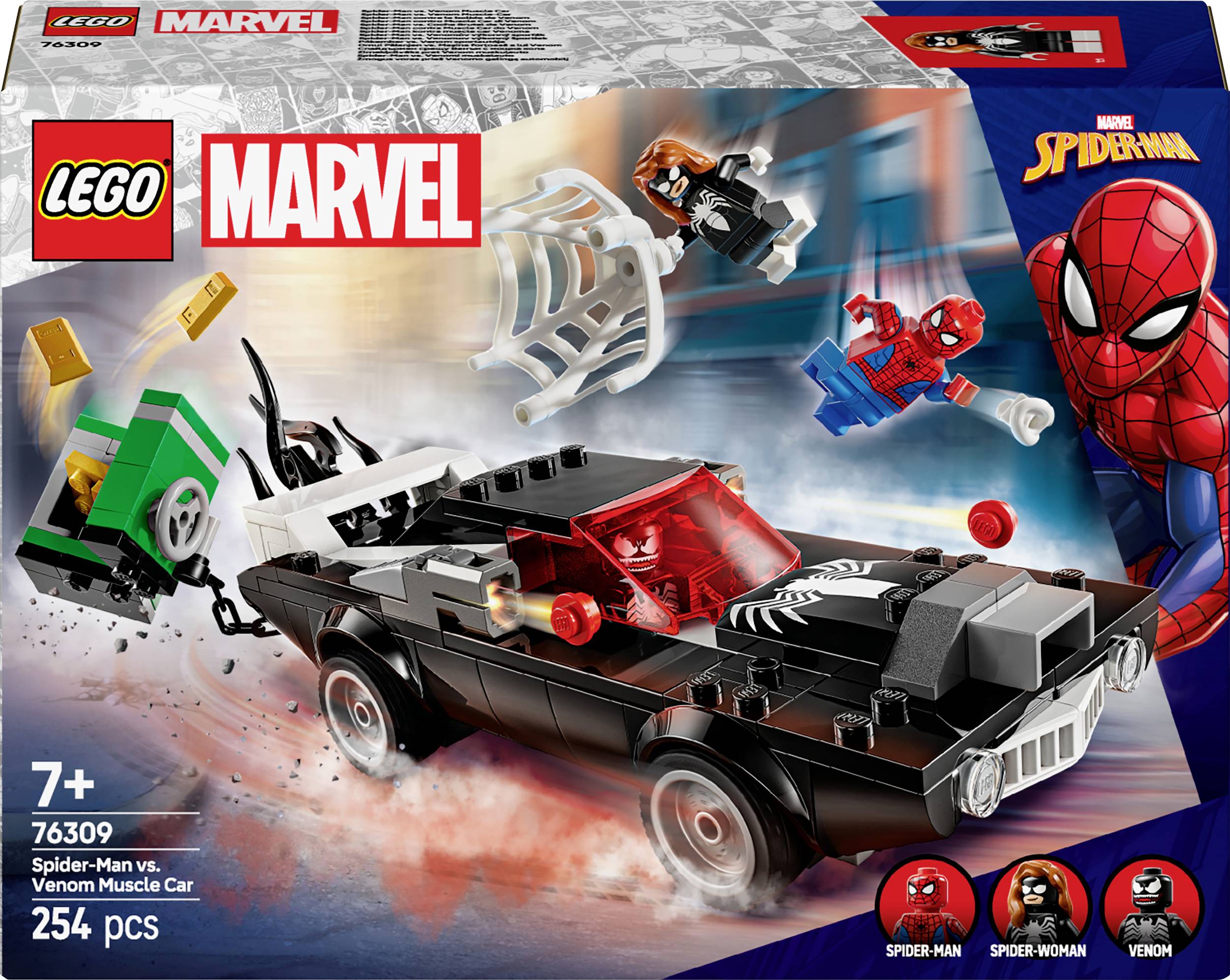 76309 LEGO® MARVEL SUPER HEROES Samochód mięśniowy Spider-Man kontra Venom - obrazek 1