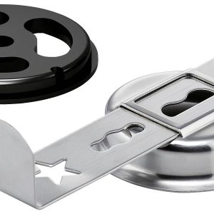 Bosch Haushalt MUZ9SV1 MUZ9SV1 Nasadka do wyciskania ciasteczek stali szlachetnej, czarny