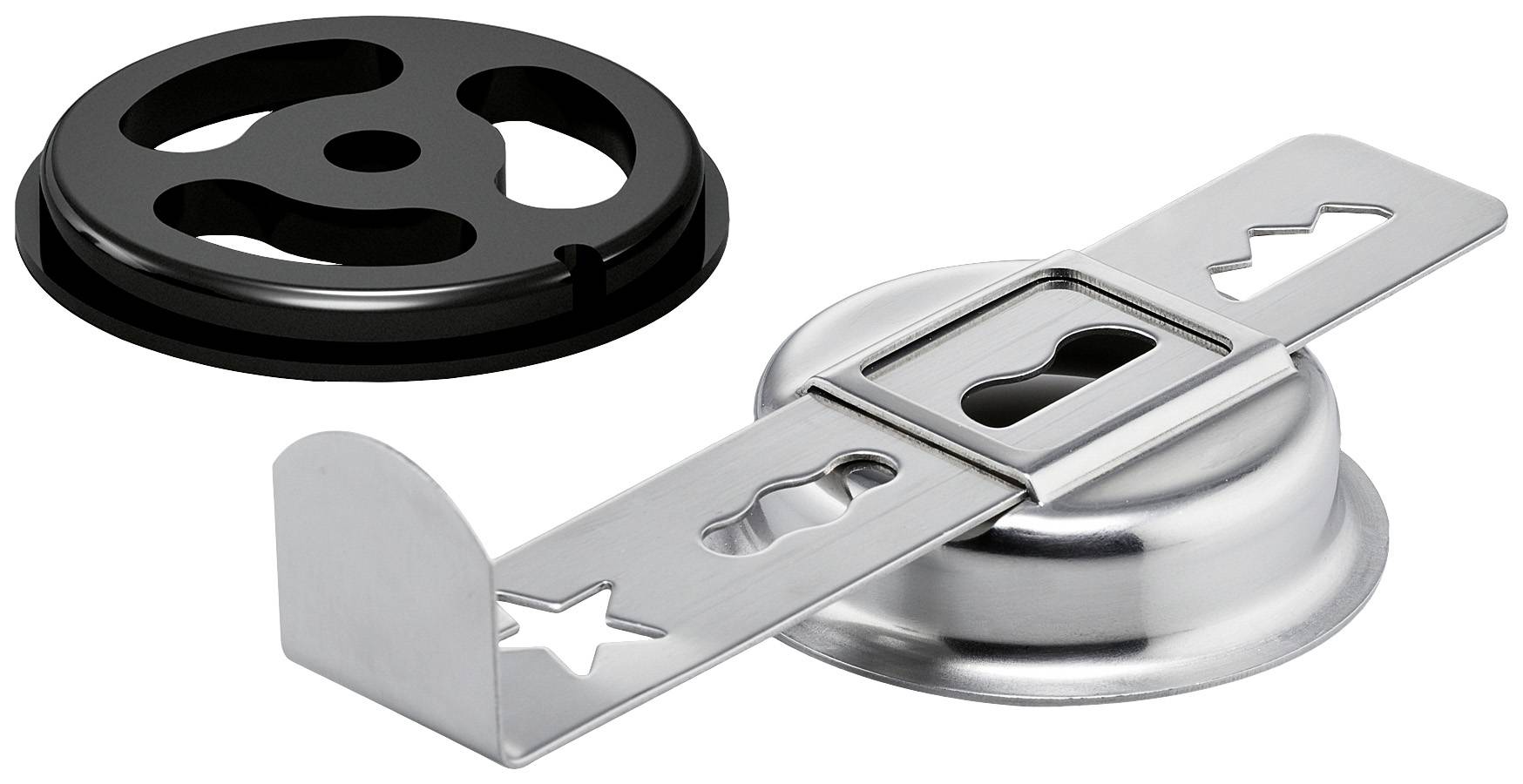 Bosch Haushalt MUZ9SV1 MUZ9SV1 Nasadka do wyciskania ciasteczek stali szlachetnej, czarny - obrazek 1