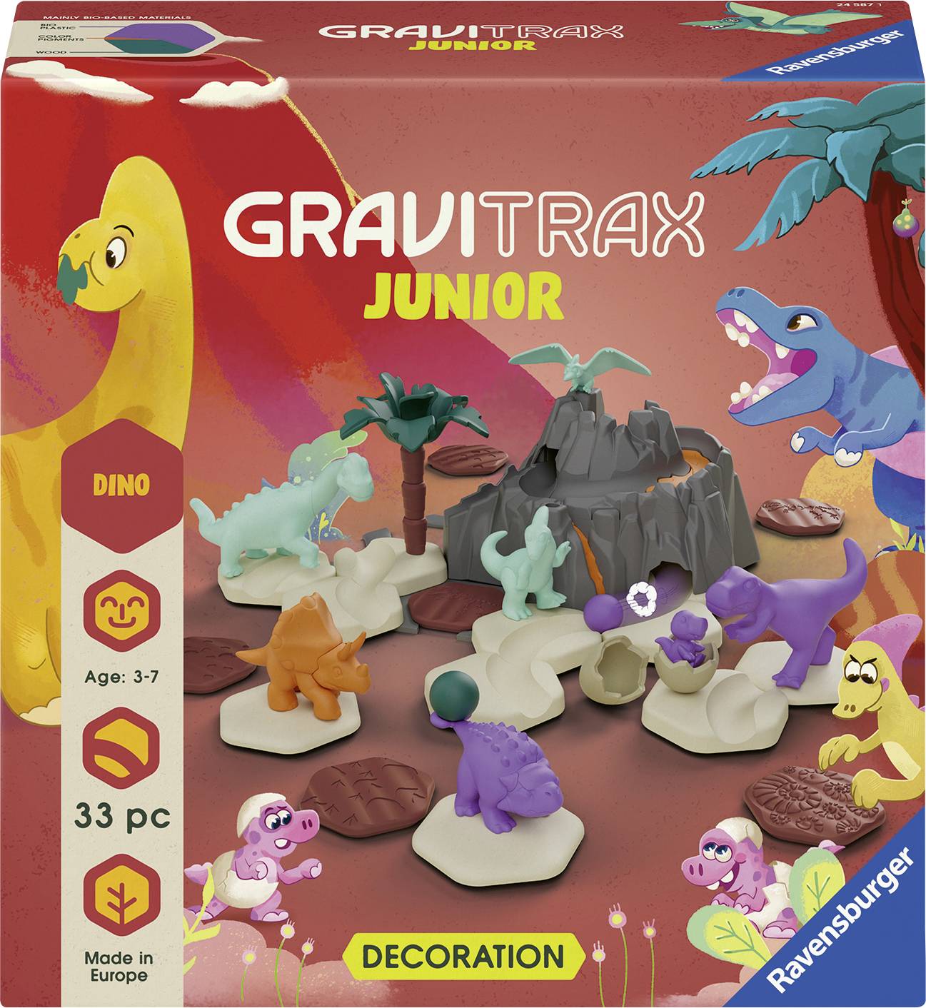Ravensburger GraviTrax Junior - Rozszerzenie Dino GraviTrax Junior - Extension Dino 24587 - obrazek 1