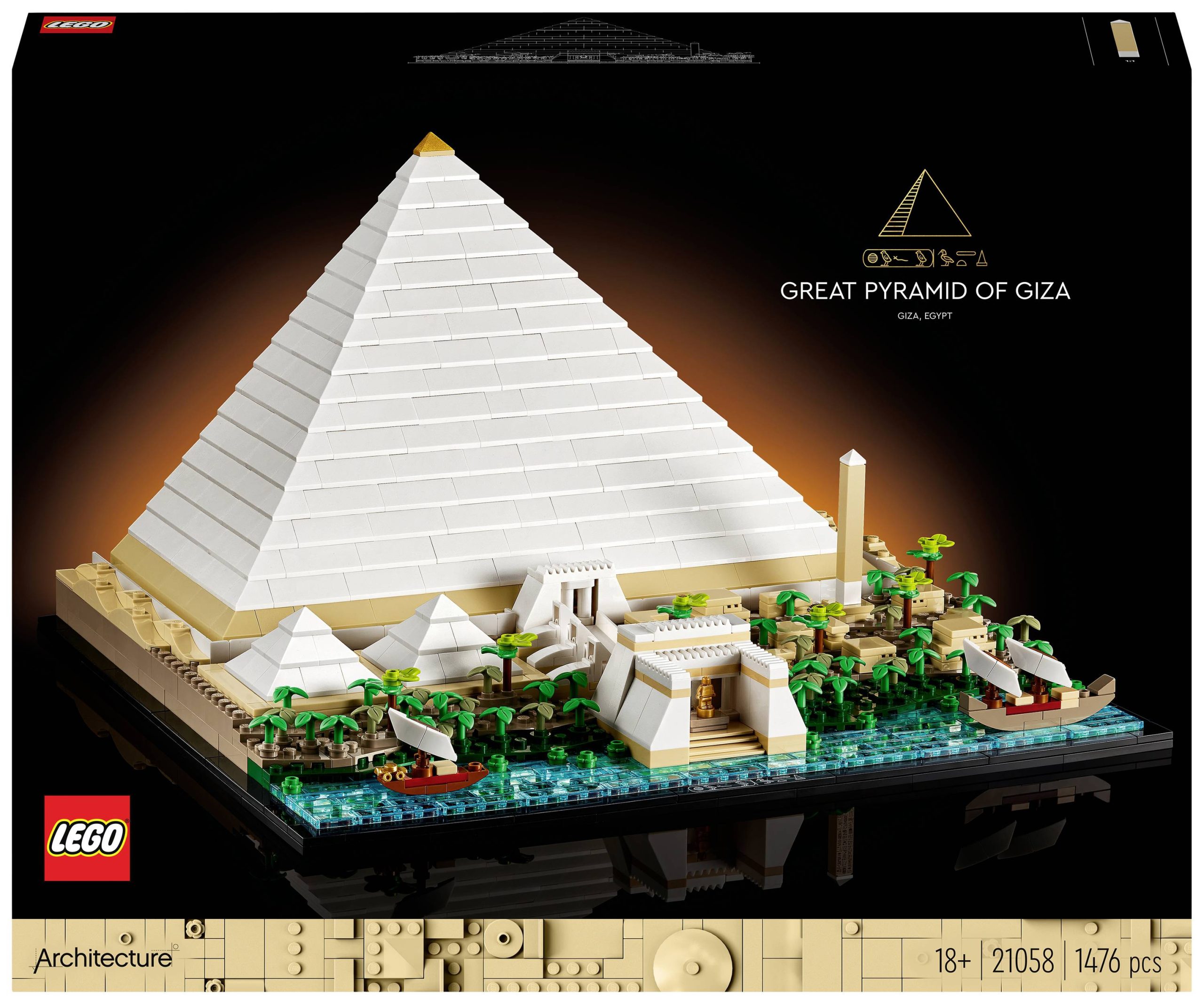 LEGO® ARCHITECTURE 21058 Piramida Cheopsa - obrazek 1