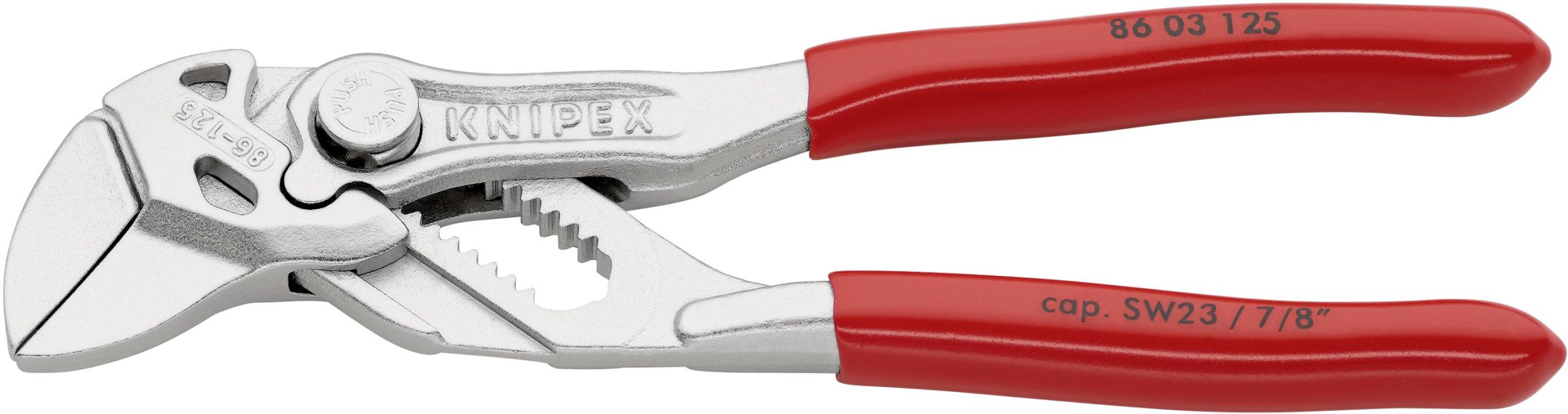 Szczypce nastawne Knipex 86 03 125 23 mm 12.5 cm - obrazek 1
