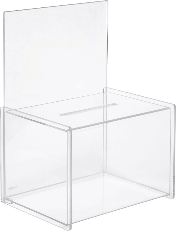 Pudełko z wprowadzeniem Sigel VA150, (S x W x G) 22.5 x 31 x 17 cm, przeźroczysty