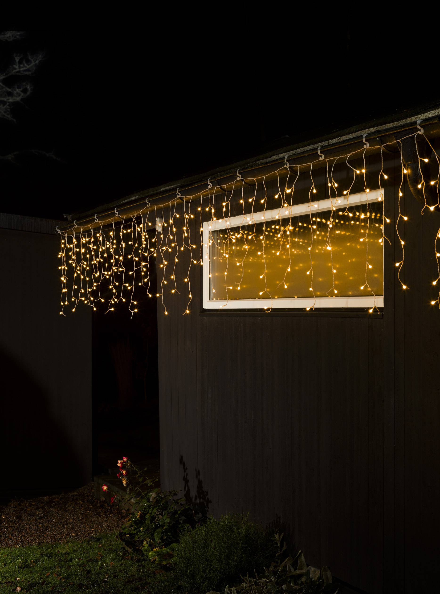 Kurtyna świetlna Konstsmide 3672-103, LED, na zewnątrz, 24 V, Ilość źródeł światła= 200, N/A - obrazek 1