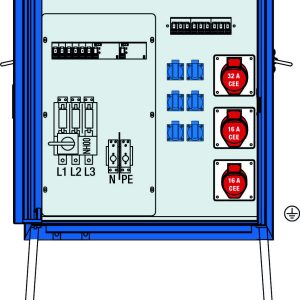 Rozdzielacz prądowy AS Schwabe V-E 2 44 kVA 61842, 1 szt. Rozdzielacz prądowy AS Schwabe V-E 2 44 kVA 61842, 1 szt.