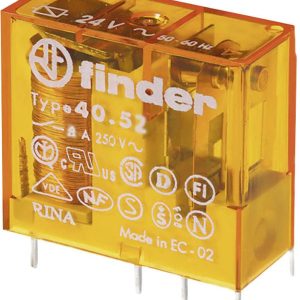 Finder 40.52.8.048.0000 Przekaźnik SMT 48 V/AC 8 A 2 zestyki przełączne 1 szt. Finder 40.52.8.048.0000 Przekaźnik SMT 48 V/AC 8 A 2 zestyki przełączne 1 szt.