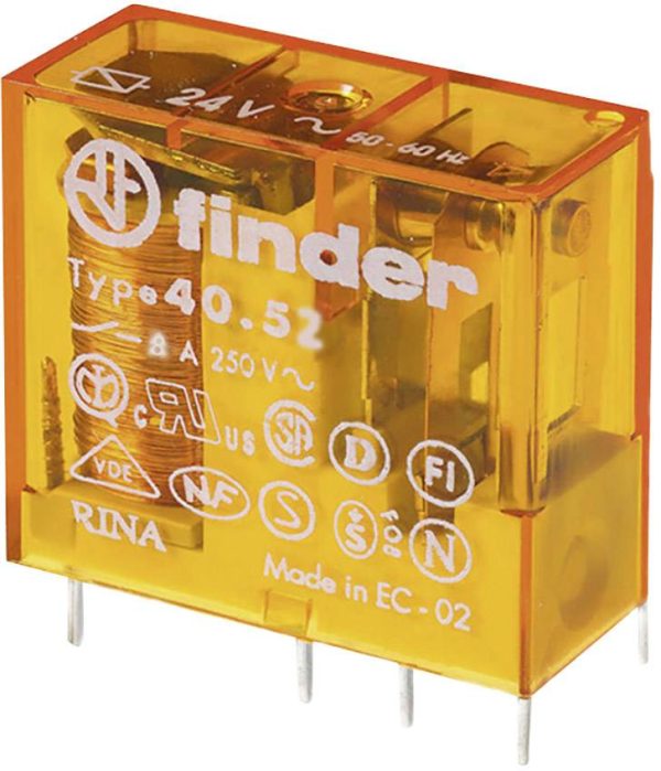 Finder 40.52.8.048.0000 Przekaźnik SMT 48 V/AC 8 A 2 zestyki przełączne 1 szt.