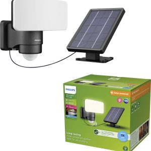 Lampa ścienna solarna z czujnikiem ruchu Philips LED Tylus 929004632401 6 W 1000.00 lm IP44 Lampa ścienna solarna z czujnikiem ruchu Philips LED Tylus 929004632401 6 W 1000.00 lm IP44