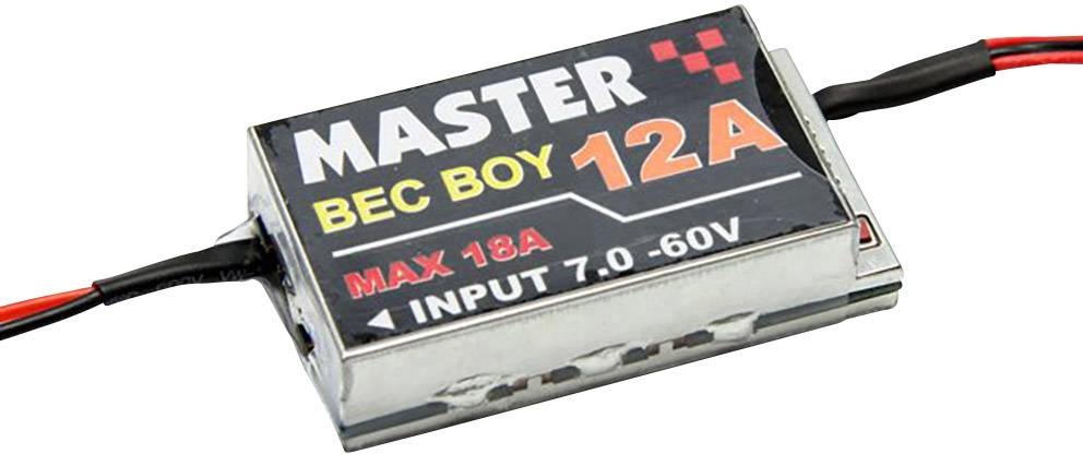 Master Modellbau BEC BOY Regulator napięcia BEC 7 - 60 V 12 A - obrazek 1