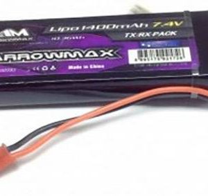 Akumulator do odbiornika (LiPo) ArrowMax AM-700993 7.4 V 1400 mAh Stick BEC Akumulator do odbiornika (LiPo) ArrowMax AM-700993 7.4 V 1400 mAh Stick BEC