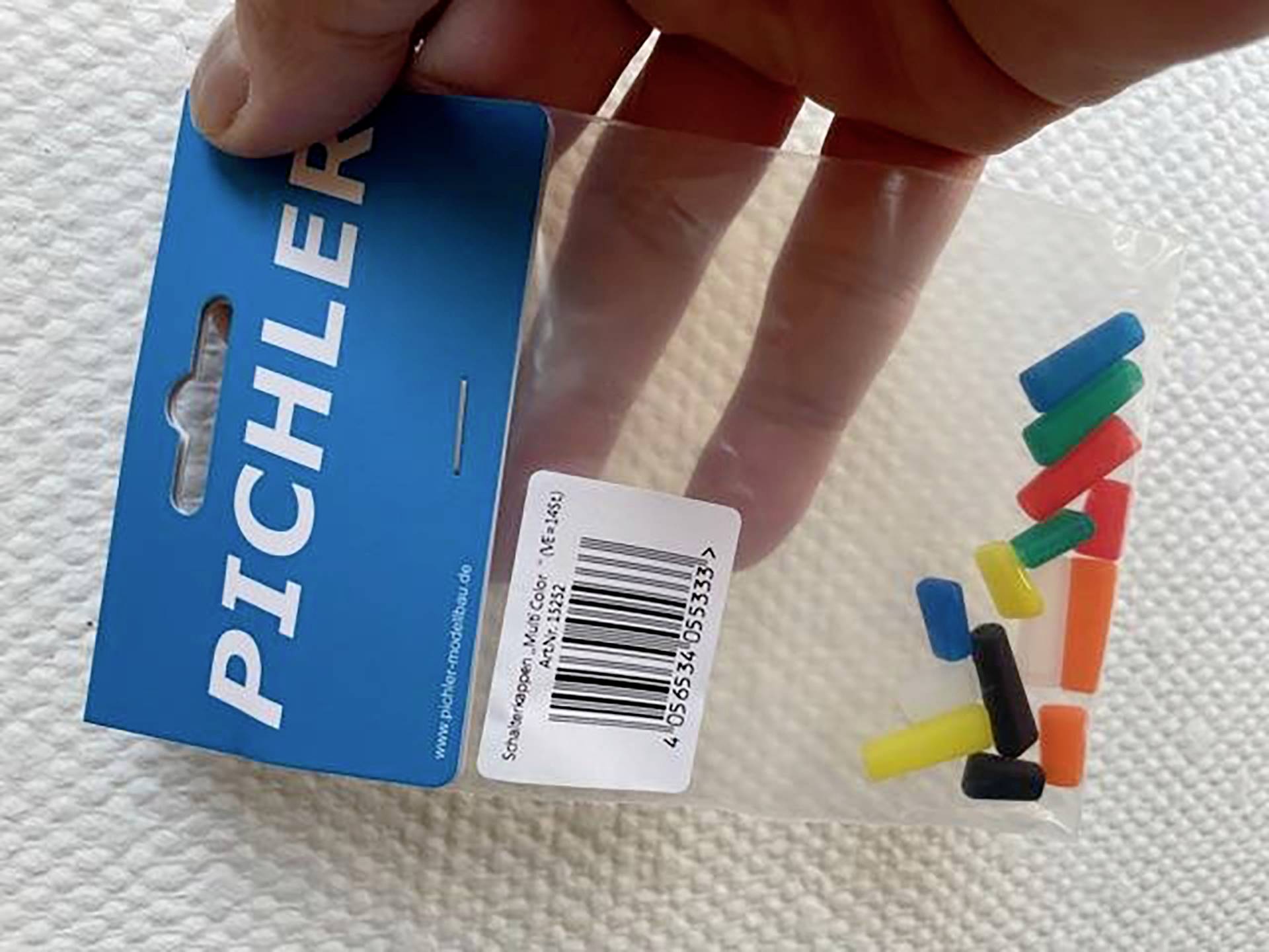 Pichler Modellbau Schalterkappen Multi Color Drążek sterowniczy 14 szt. - obrazek 1