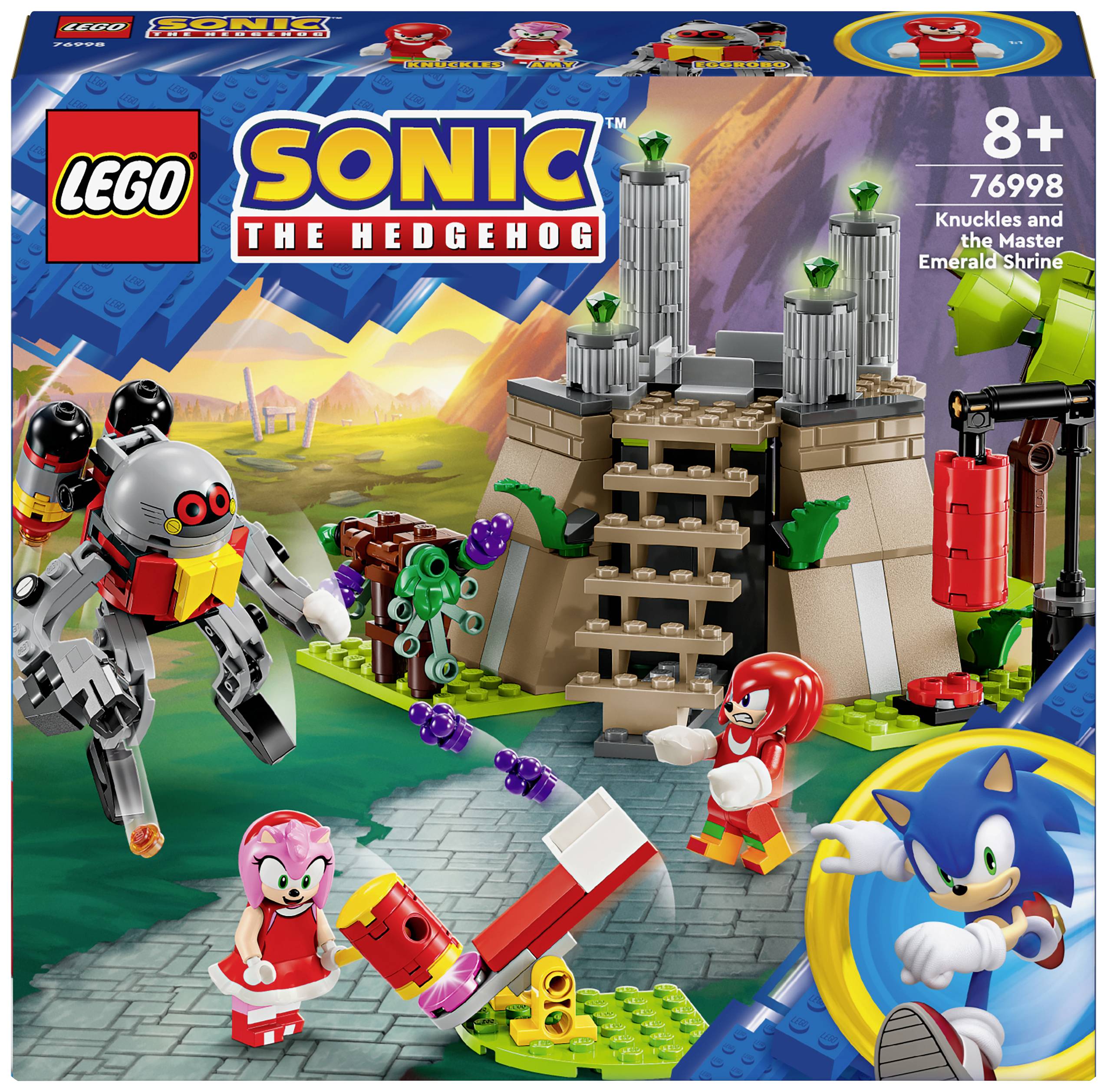 76998 LEGO® Sonic the Hedgehog Knuckles i Kapliczka Szmaragdów - obrazek 1