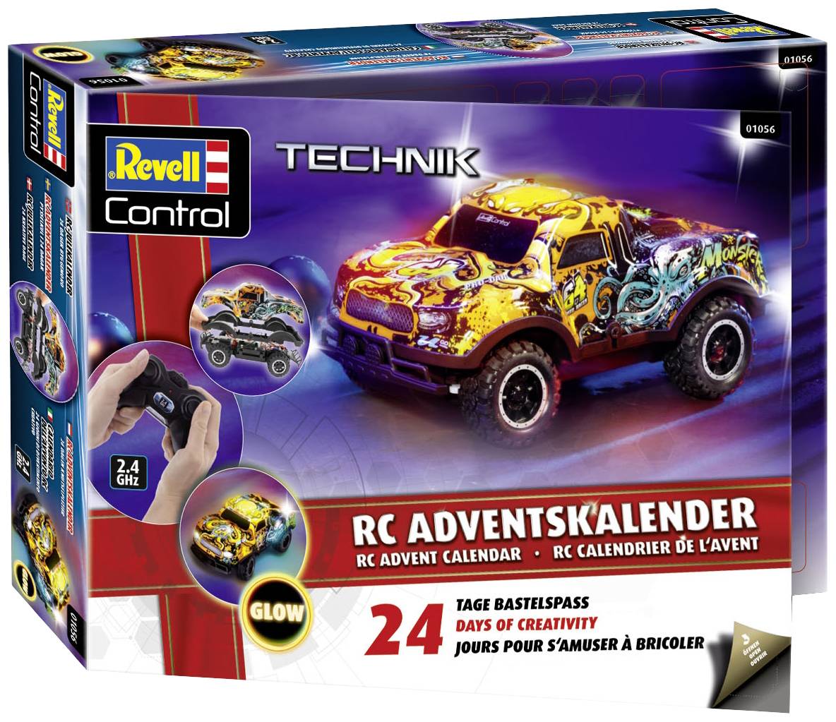 Revell Control RC Christmas Driver Zestawy Kalendarz adwentowy Klasa wiekowa Od 8 lat - obrazek 1