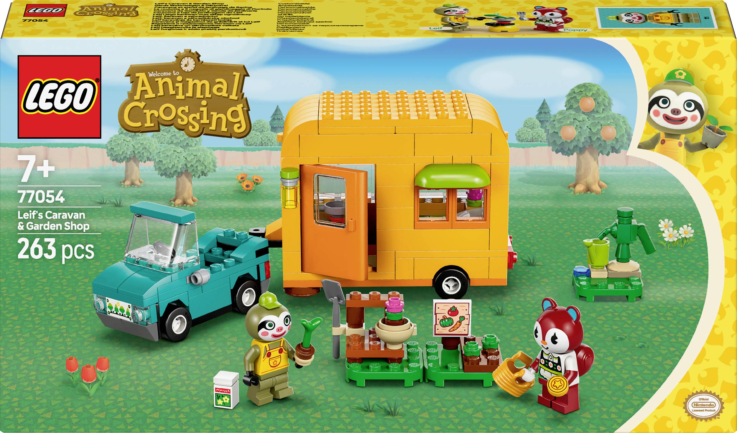 77054 LEGO® Animal Crossing Przyczepa kempingowa i ogrodnictwo Gerda - obrazek 1