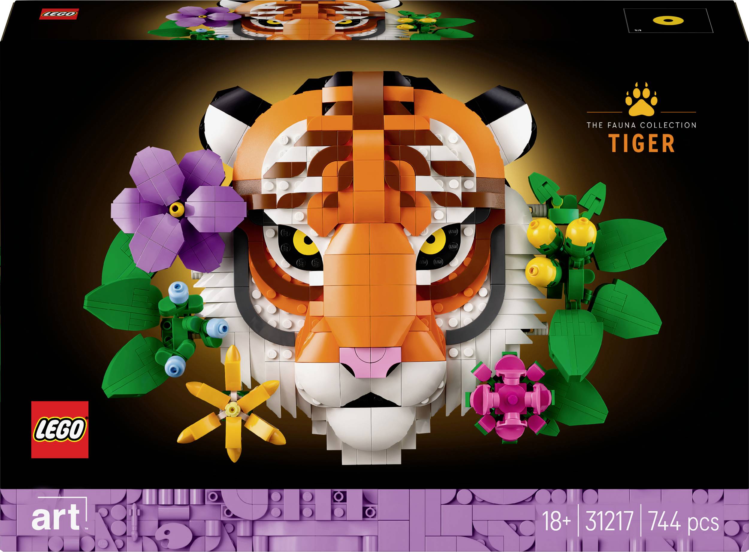 31217 LEGO® ART Kolekcja Fauny - Tygrys - obrazek 1