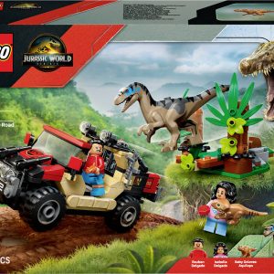 LEGO® JURASSIC WORLD™ LEGO Jurassic World LEGO – 76972 Jurassic World Raptor Verfolgungsjagd mit dem Geländewagen 76972, LEGO® JURASSIC WORLD™ LEGO Jurassic World LEGO – 76972 Jurassic World Raptor Verfolgungsjagd mit dem Geländewagen 76972,