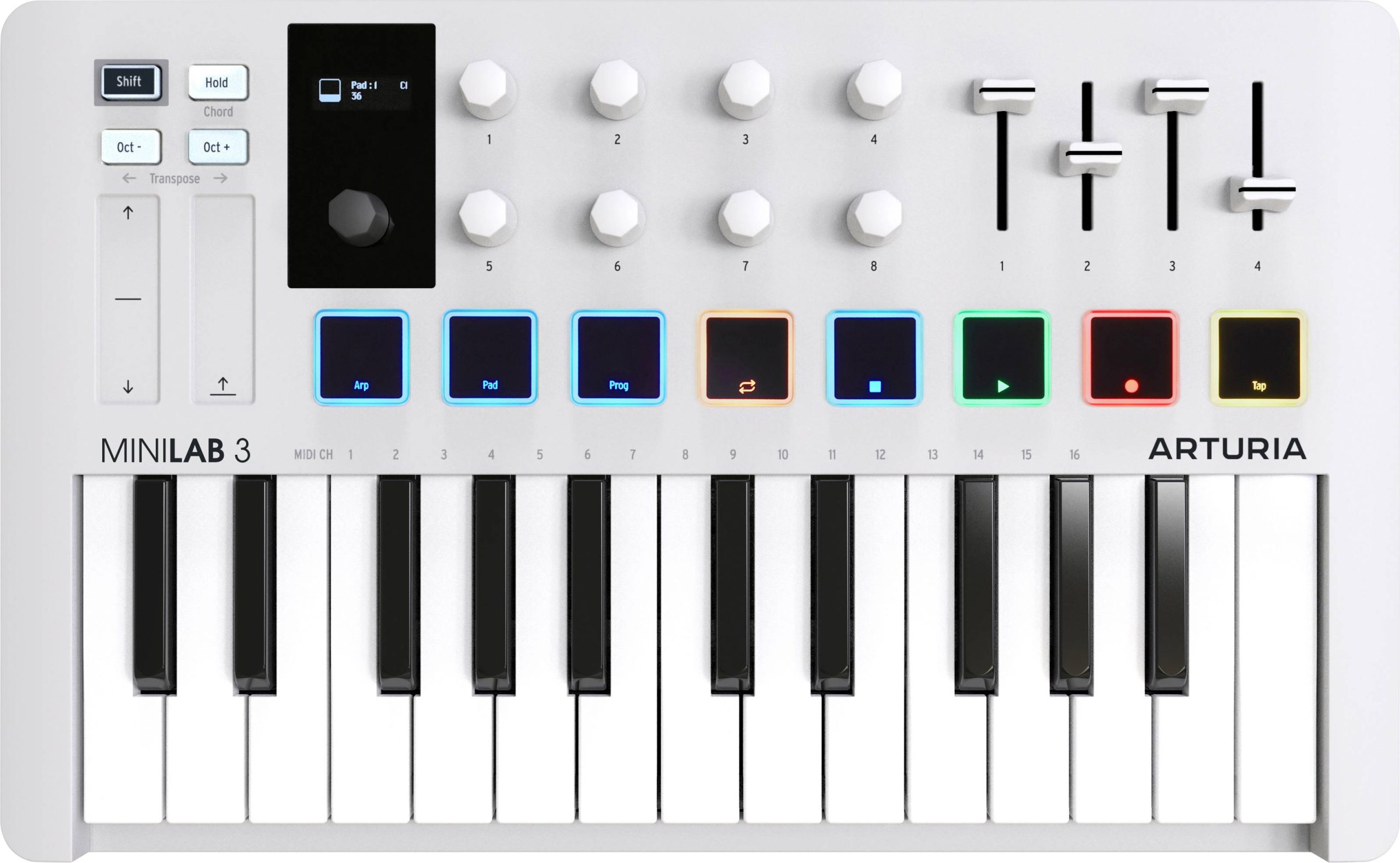 Arturia MiniLab 3 Keyboard biały - obrazek 1
