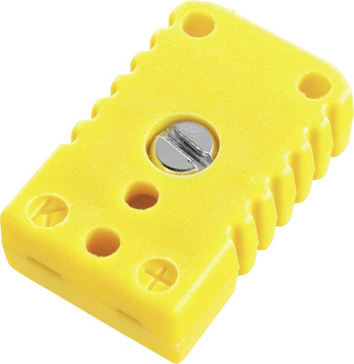 Złącze miniaturowe żeńskie B+B Thermotechnik NKU 1200, zakres od -50 - +120 °C, żółte - obrazek 1