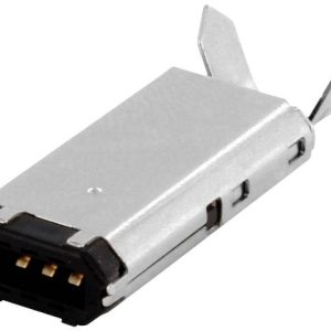 Złącze FireWire 6p do lutowania. FWS6L czarny econ connect Zawartość: 1 szt. Złącze FireWire 6p do lutowania. FWS6L czarny econ connect Zawartość: 1 szt.