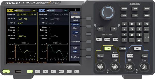Generator funkcyjny VOLTCRAFT FG-30802T Generator funkcyjny VOLTCRAFT FG-30802T
