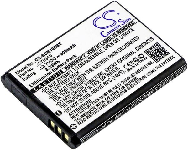 CS Cameron Sino Akumulator to techniki bezpieczeństwa Zamiennik oryginalnego akumulatora 570919 Sedea 3.7 V 900 mAh