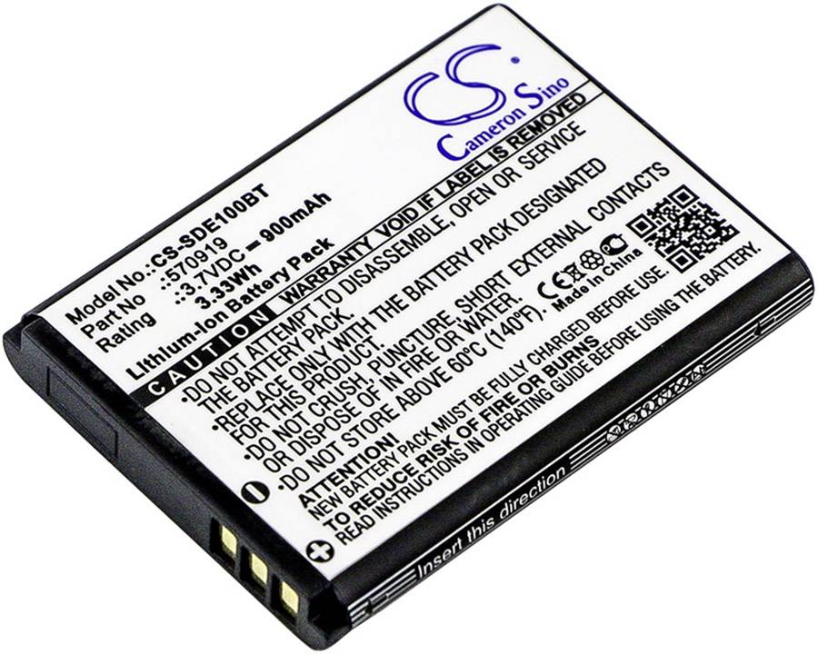 CS Cameron Sino Akumulator to techniki bezpieczeństwa Zamiennik oryginalnego akumulatora 570919 Sedea 3.7 V 900 mAh - obrazek 1