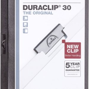 Durable Teczka z zaciskiem DURACLIP 30 – 2200 220001 DIN A4 czarny Durable Teczka z zaciskiem DURACLIP 30 – 2200 220001 DIN A4 czarny