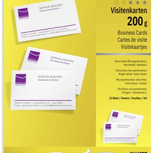 Wizytówki do nadruku Sigel Business Cards DP839, 150 szt. Wizytówki do nadruku Sigel Business Cards DP839, 150 szt.