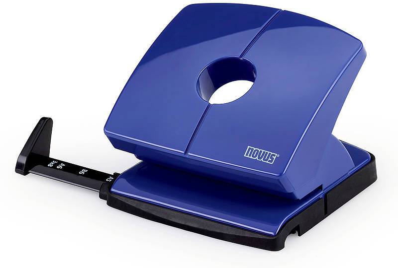 Dziurkacz biurowy Novus Office Locher B220 mit AS 20Blatt blau 60-B22003, 1 szt. - obrazek 1